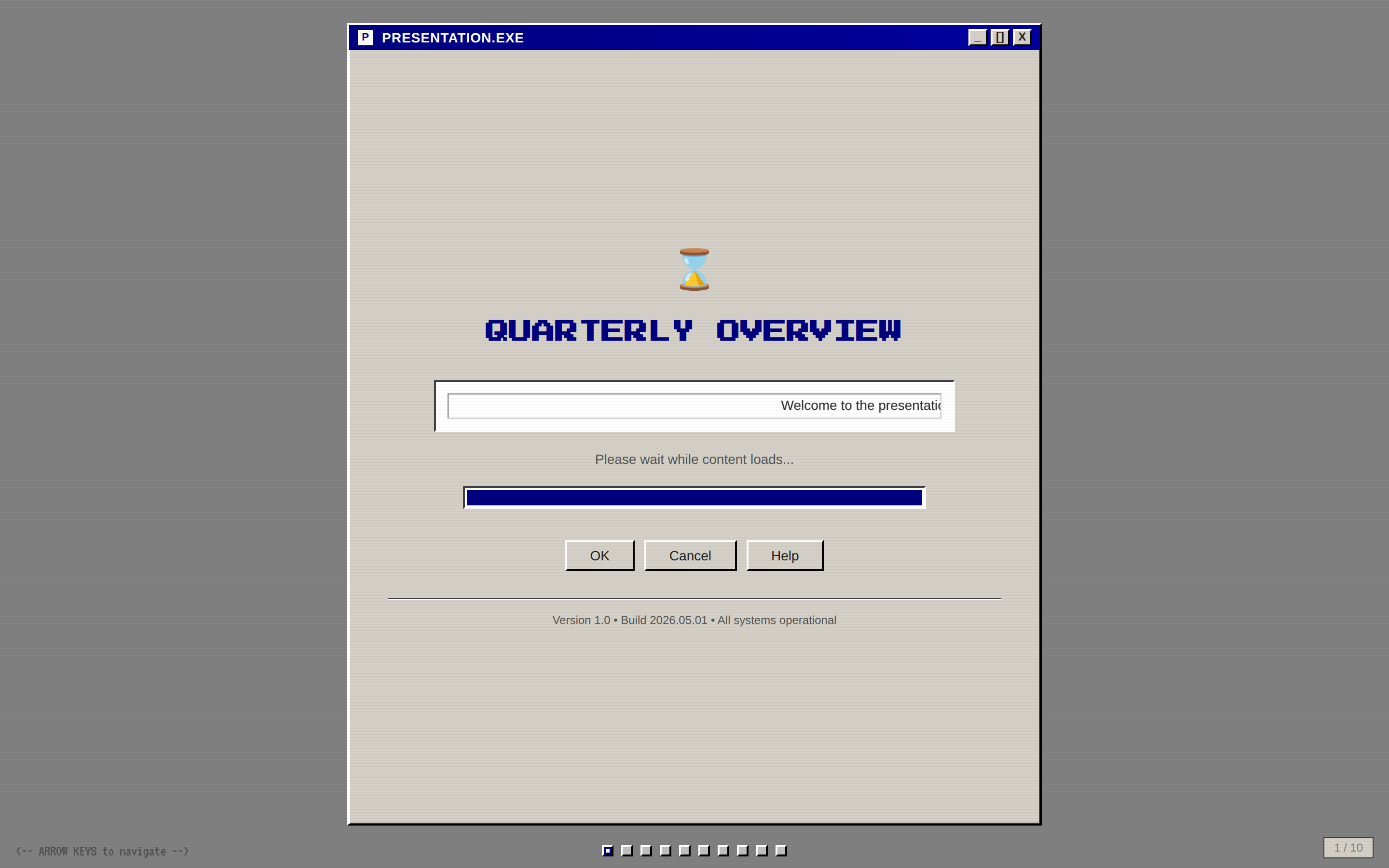 Html Ppt Zhangzara Retro Windows preview